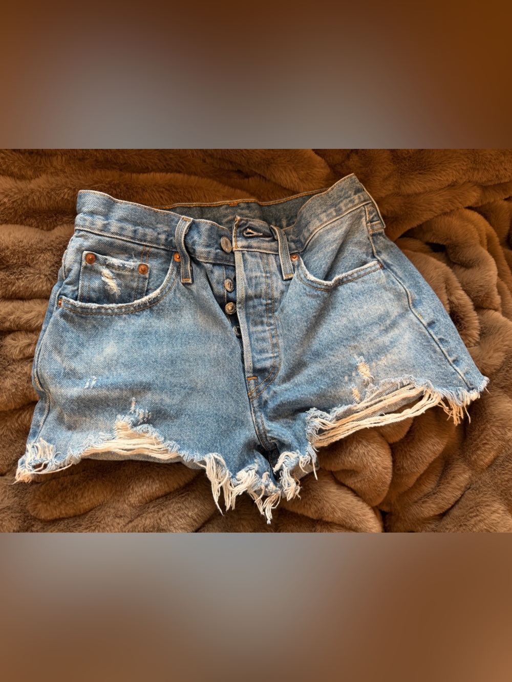 Levi’s 501 Denim Shorts - Light Blue